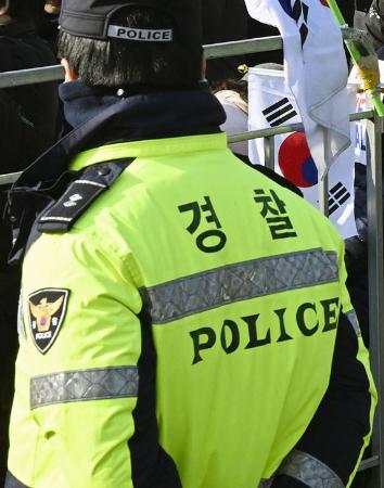 韓国の警察官
