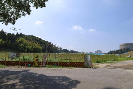 みんなで大家さんの主力商品「シリーズ成田」の造成工事現場＝８月、千葉県成田市