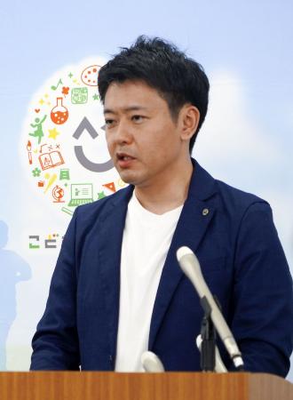 青森県の宮下宗一郎知事＝２月、青森県庁