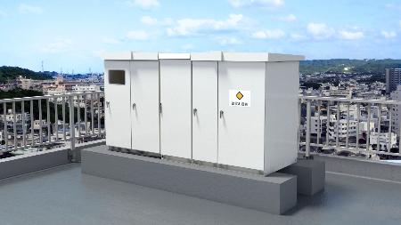 ダイヘンが発売する「防災用蓄電池パッケージ」の設置イメージ（同社提供）