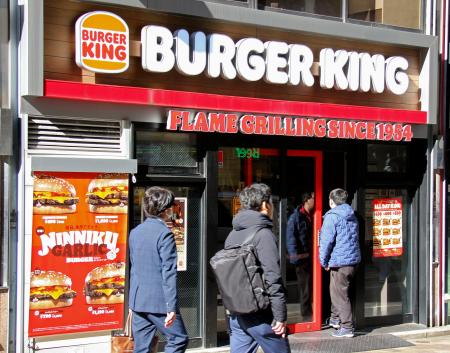 東京都内のバーガーキングの店舗＝１１月