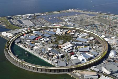 大阪・関西万博会場＝９月、大阪市此花区の夢洲