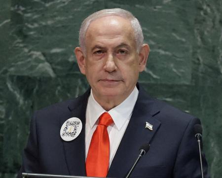 イスラエルのネタニヤフ首相（ロイター＝共同）