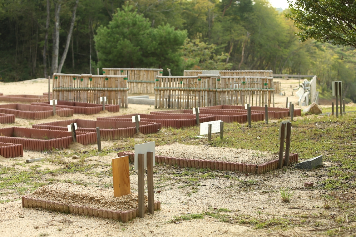 高麗寺国際霊園の土葬墓地のうち、イスラム教徒が眠るエリア