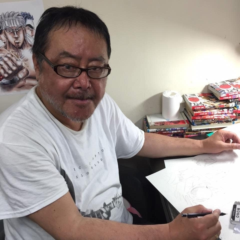 商店街のセールに一役買っている漫画家の宮下あきらさん