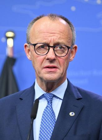 ドイツのメルツ首相（ゲッティ＝共同）