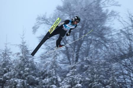 ２位に入った二階堂蓮＝１月３１日（ロイター＝共同）