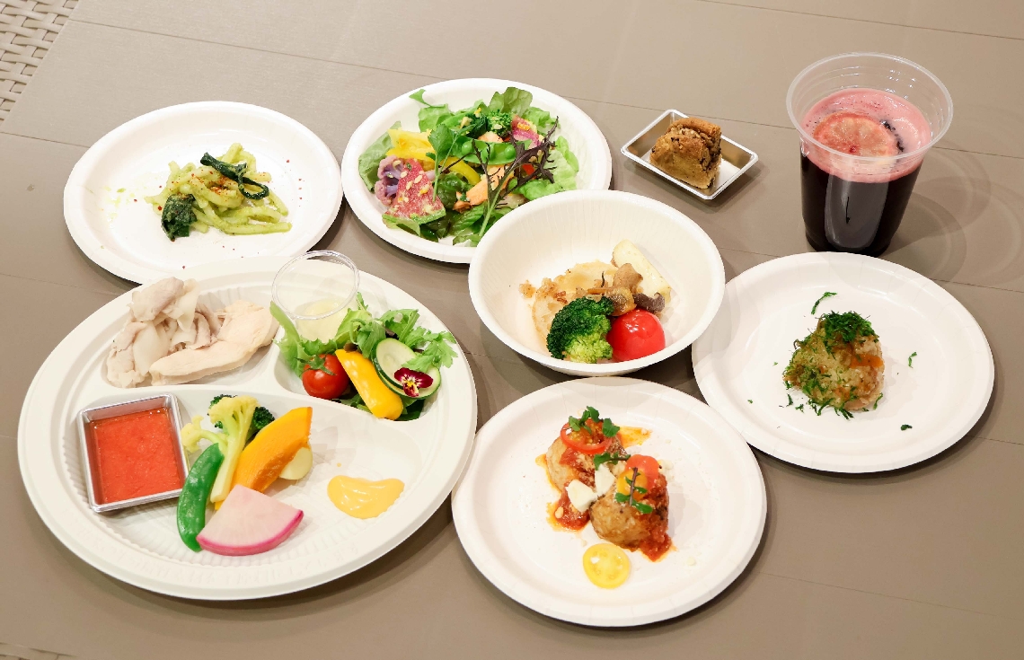 「うさ食文化サロン」で、宇佐の食材を使って新たに開発された創作料理