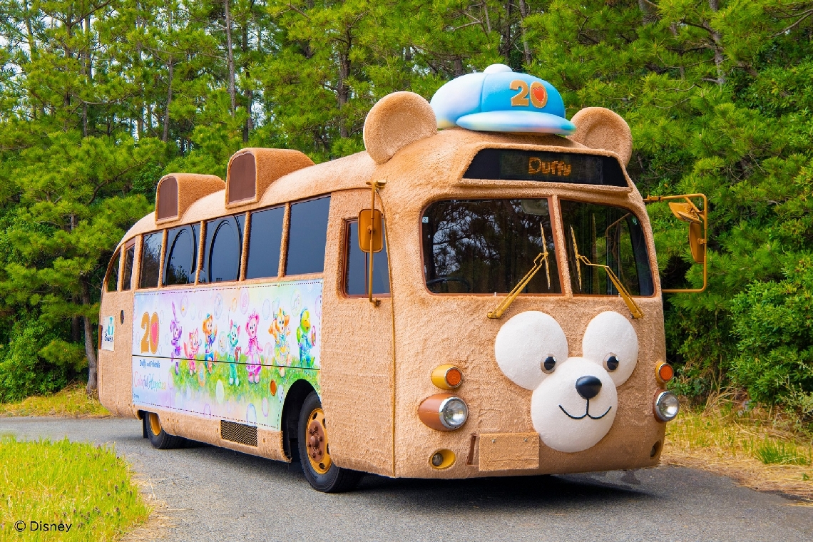 ２０２５年度デザインのダッフィーバス（ⓒＤｉｓｎｅｙ）