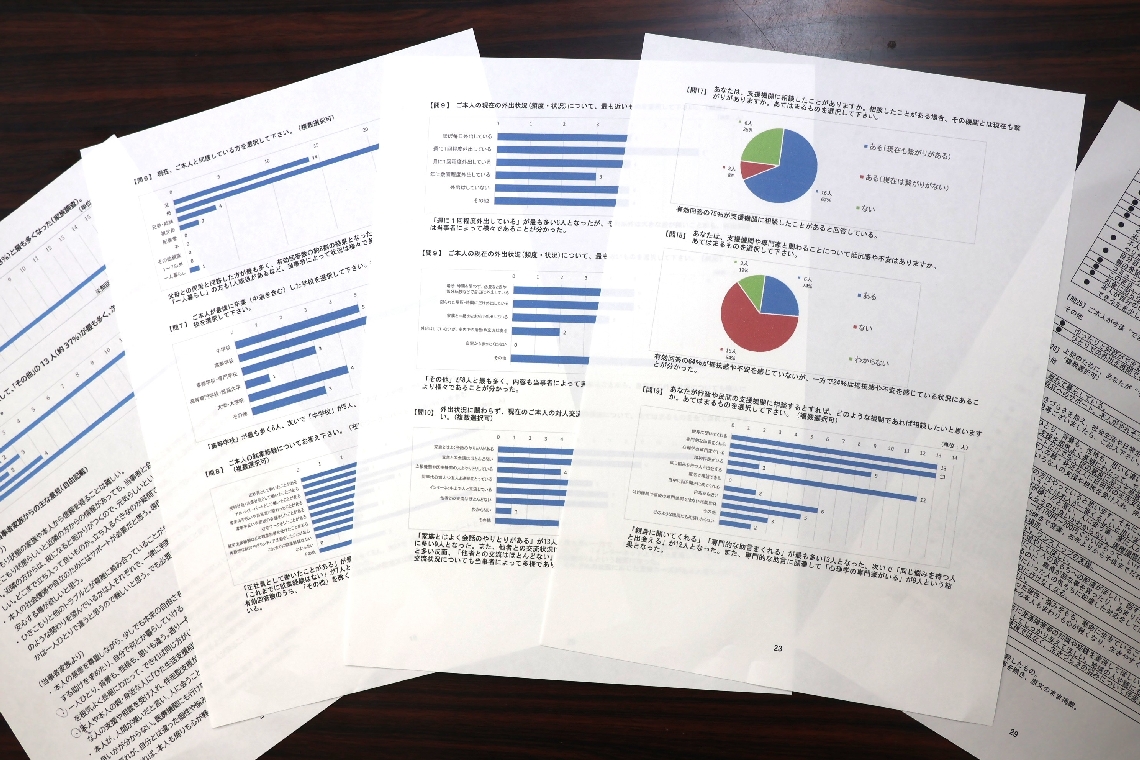 引きこもるようになったきっかけや支援の在り方などを聞いた＝日田市役所