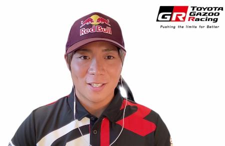 サファリ・ラリー・ケニアの初優勝から一夜明け、オンラインで取材に応じるトヨタの勝田貴元＝１６日