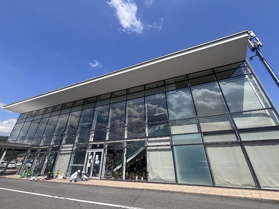 大規模改修される野津原市民センター＝大分市野津原