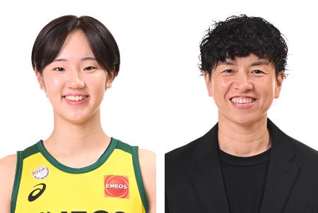 田中こころ（左）と大神雄子氏