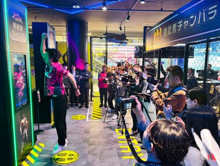 カプコンの体験型施設「ＣＡＰＣＯＭＩＸ　あべのＨｏｏｐ店」＝３月、大阪市阿倍野区