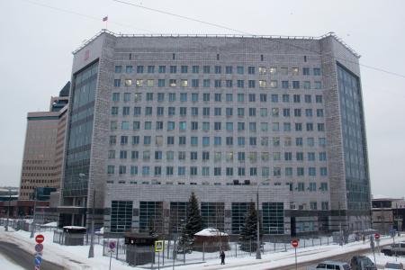 モスクワの仲裁裁判所＝２０２４年２月（タス＝共同）