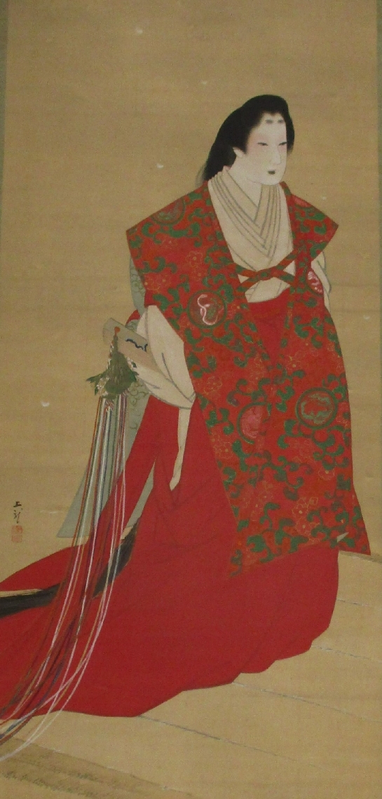 三畠上龍の「美人図」