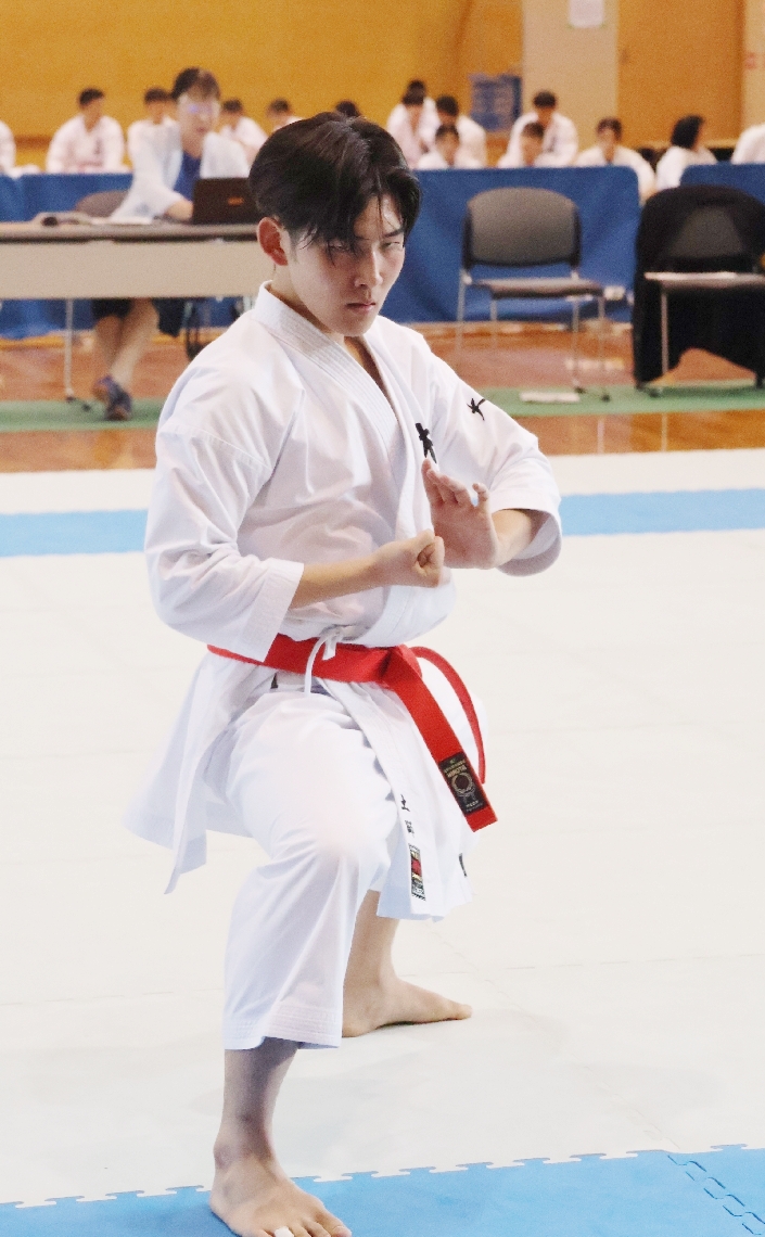 【空手道男子個人形決勝】優勝した杵築の土師