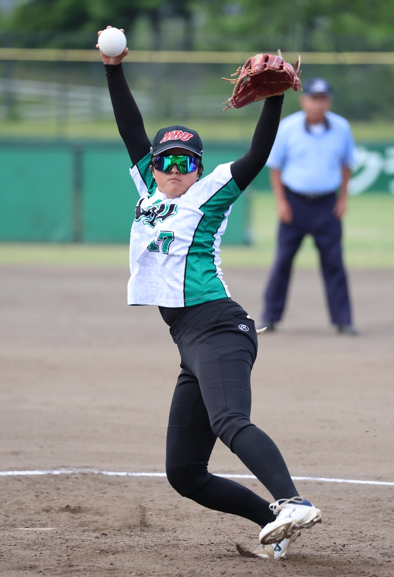 【女子決勝・文理大付―昭和学園】最後まで粘り強く投げ切った文理大付の先発・福吉