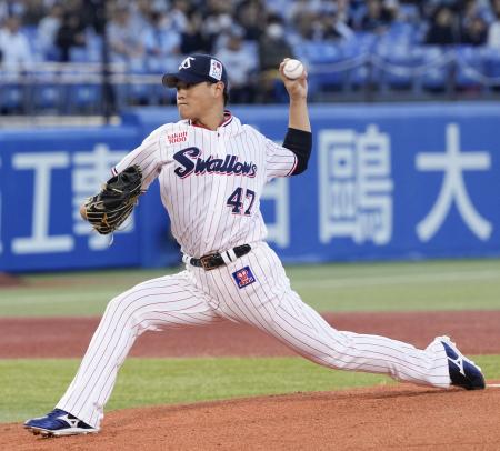 ロッテ戦に先発したヤクルト・高橋＝神宮