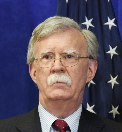 ボルトン元米大統領補佐官（ゲッティ＝共同）