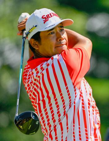第１ラウンド、３アンダーで２０位の松山英樹＝ＴＰＣリバーハイランズ（共同）