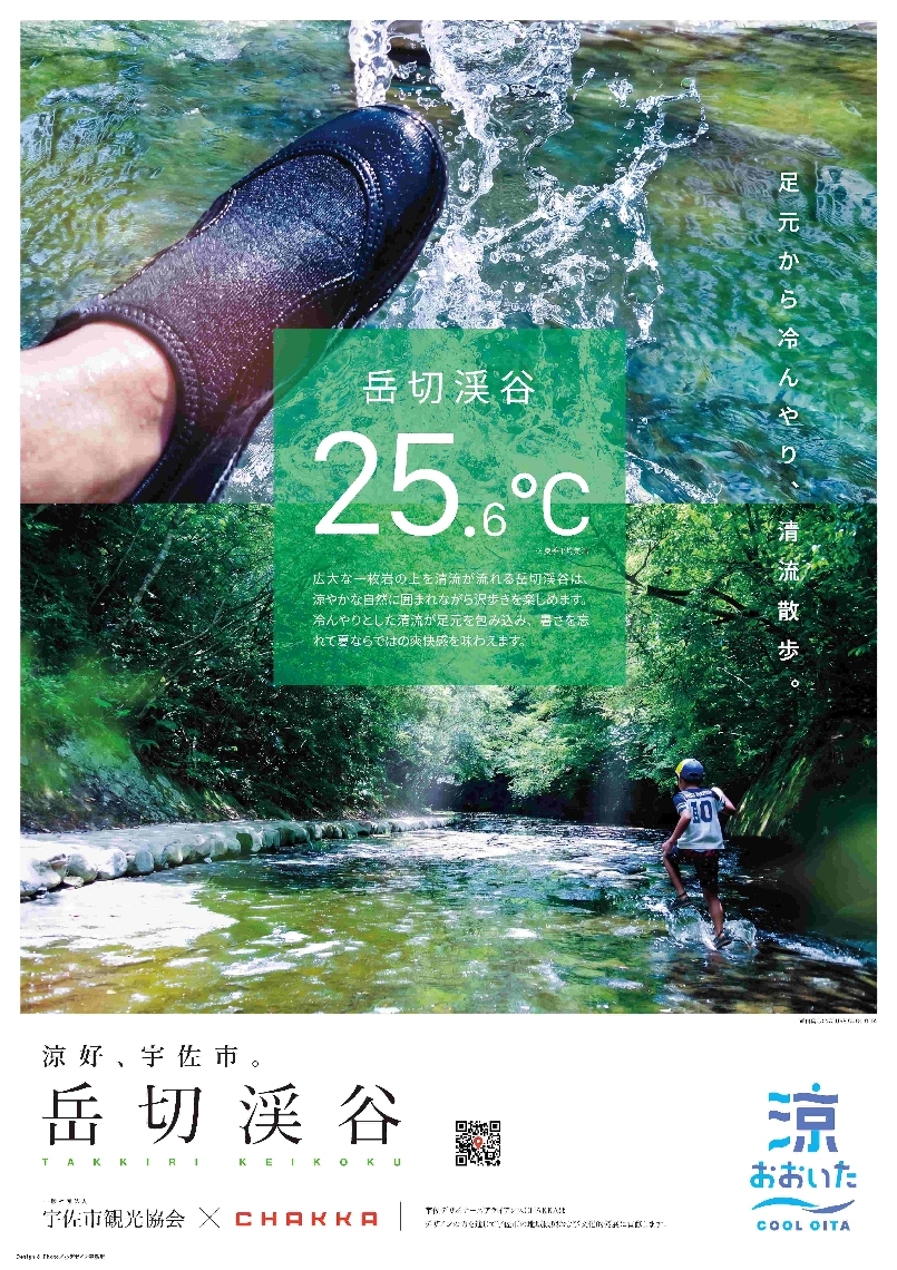 岳切渓谷のポスター