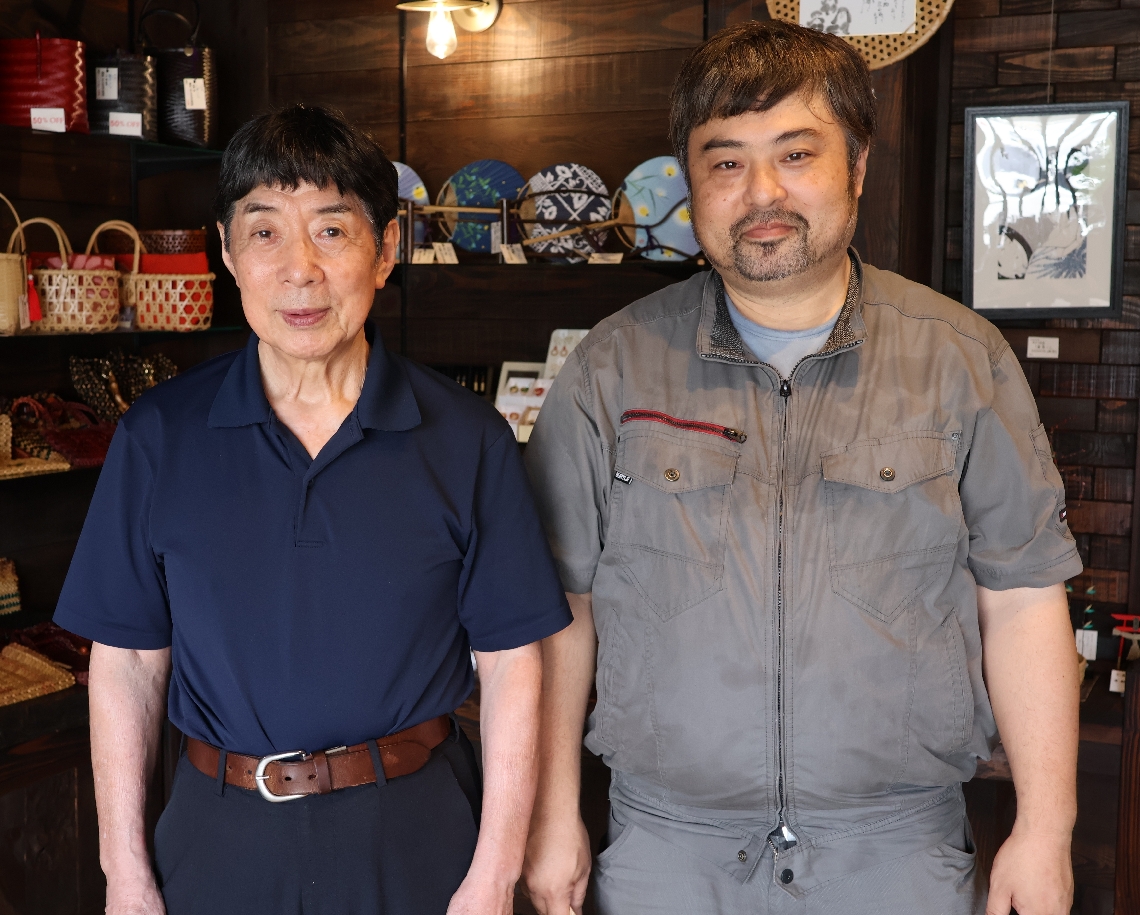 【匿名配送☆自宅保管中古品】幻の竹のロザリオ レトロな竹ビーズのバッグ、別府市の竹工芸品店で販売 故上田保氏発案