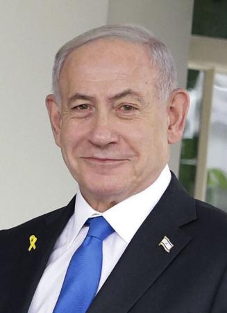 イスラエルのネタニヤフ首相（ゲッティ＝共同）