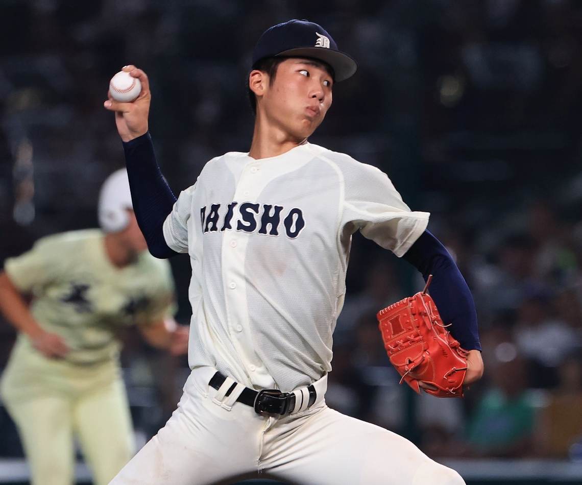 【２回戦・大分商－英明】エースとして投げ抜いた大分商の平田
