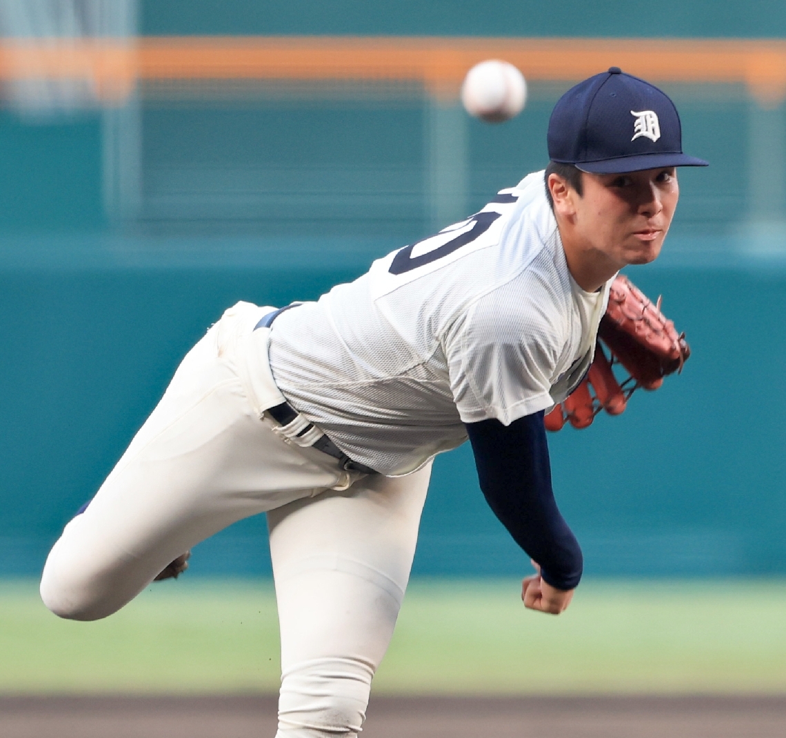 先発投手として試合をつくった大分商の米田