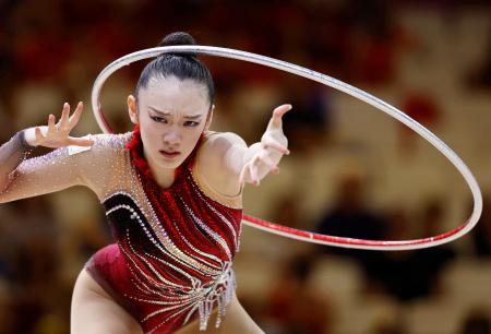 個人予選　喜田未来乃のフープ＝フランクフルト（共同）