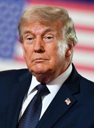 トランプ米大統領（ゲッティ＝共同）