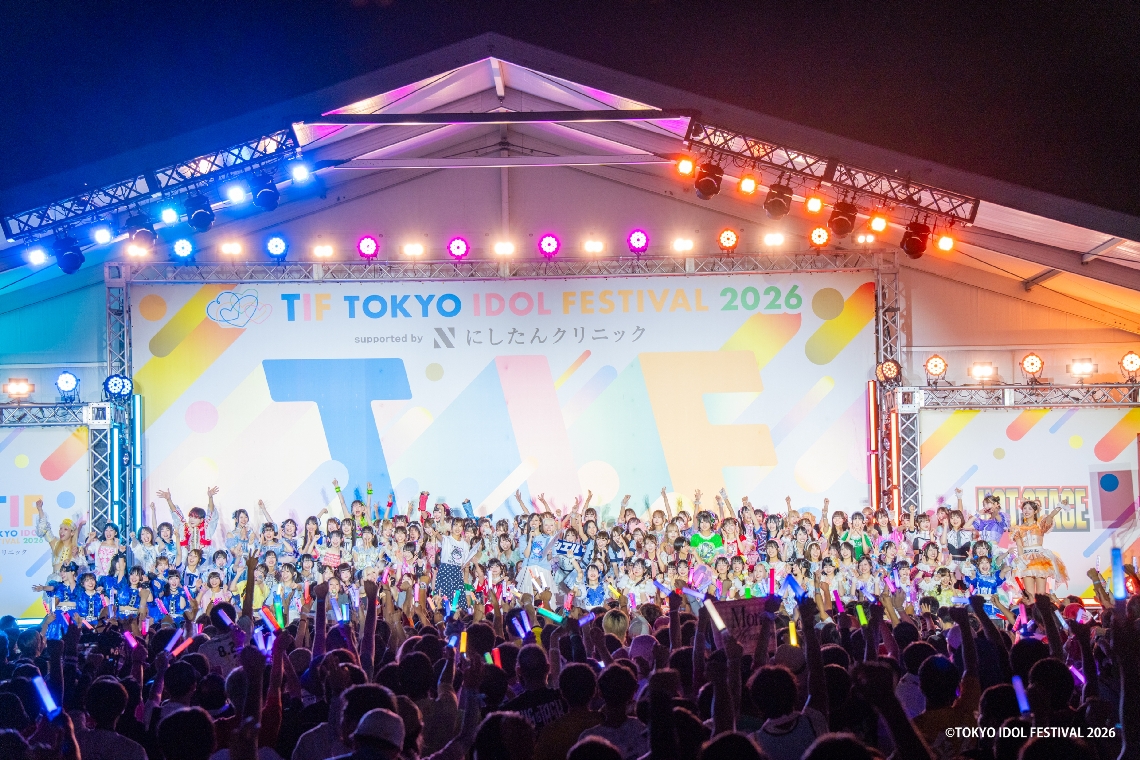 ｉＬｉＦＥ！も出演した「ＴＯＫＹＯ　ＩＤＯＬ　ＦＥＳＴＩＶＡＬ（ＴＩＦ）」のグランドフィナーレ＝８月２日、東京都江東区（ＴＩＦ提供）