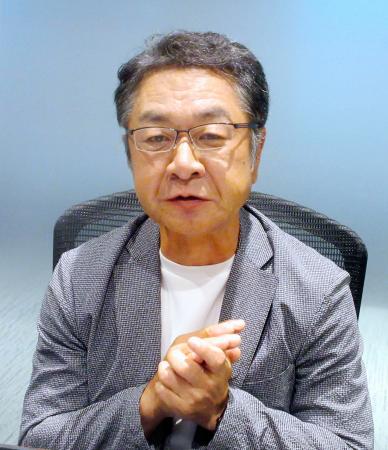 インタビューに応じるレゾナック・ホールディングスの染宮秀樹ＣＦＯ