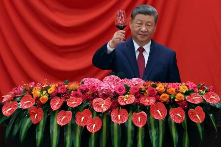 中国の習近平国家主席＝９月３０日、北京（ＡＰ＝共同）