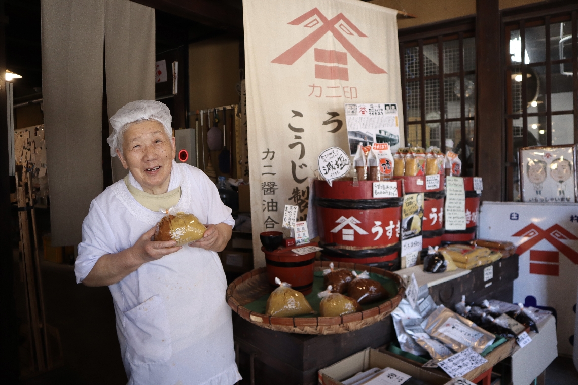 最優秀作品に選ばれた「昔も今も看板娘」