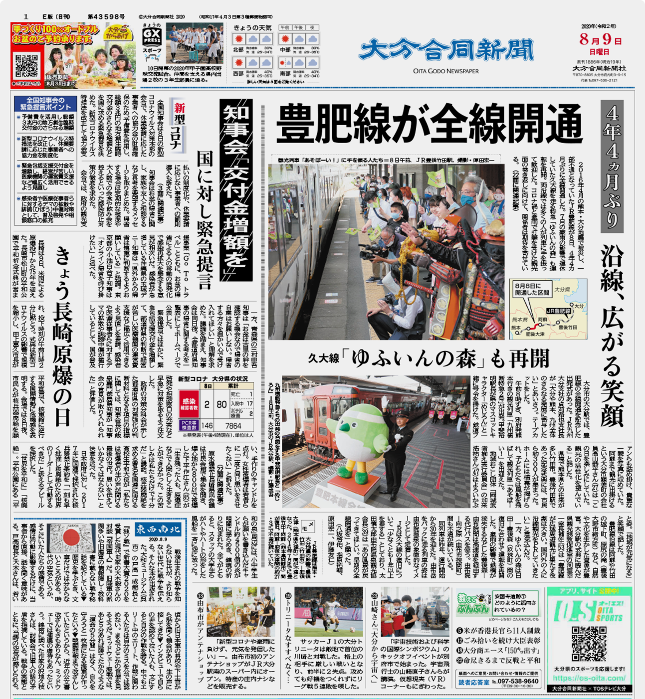 新聞＋デジタル版プラン 新聞